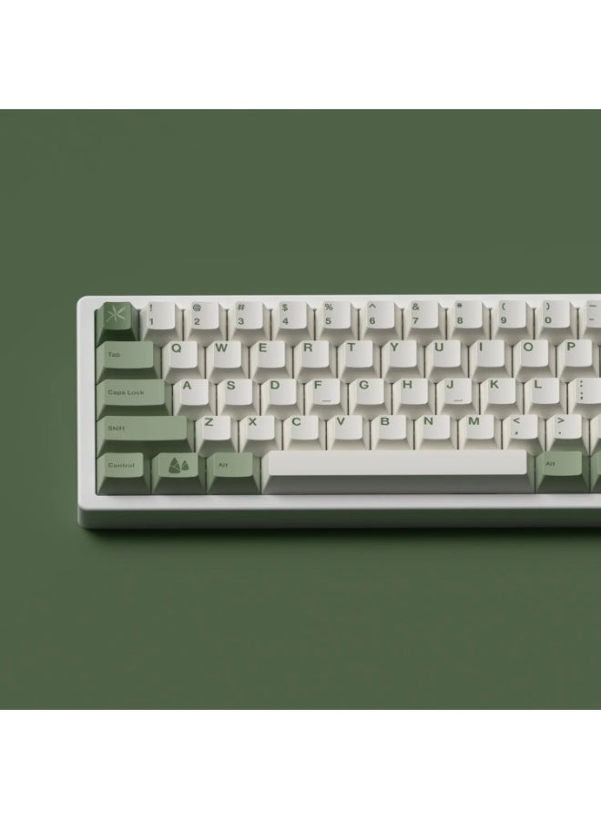 كوجار لوحة مفاتيح الألعاب الميكانيكية COUGAR-EGY G-871، 87 مفتاحًا، تصميم TKL صغير الحجم، سلكية بمفاتيح سوداء، بإضاءة خلفية لأجهزة الكمبيوتر التي تعمل بنظامي التشغيل Windows وMac (أخضر وأبيض). - Image 5